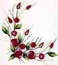 ROSES FOR TESS- Brazilian dimensional embroidery pattern BL110