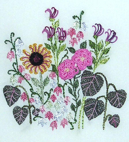 Boston Ivy Brazilian Embroidery Pattern