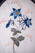 Blue Columbine- Brazilian Embroidery pattern