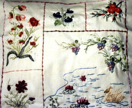 Brazilian Embroidery Pattern, Swan Song, JDR 6010
