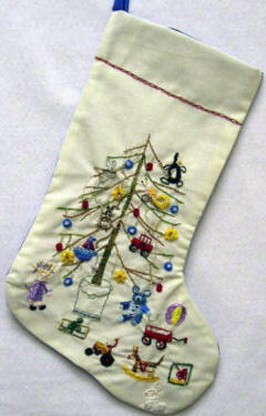 Brazilian Embroidery Christmas Pattern Tree of Memories 