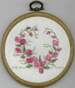 Rosie The Rolled Rose Brazilian Embroidery Design