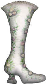 Brazilian  Embroidery Pattern Rose Marie's Boot