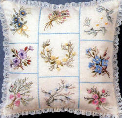Brazilian Embroidery Pattern  Ellen's Beginning Pillow