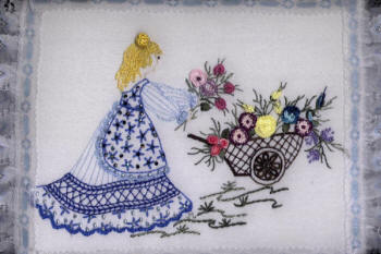 Brazilian Embroidery Pattern Gardening JDR 6007