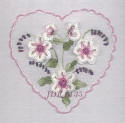 JDR 6135 Lindas Gardenia Brazilian Embroidery Pattern