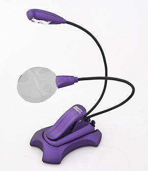 Mighty Bright Vusion LED Craft Light/Magnifier Purple