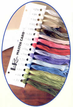 LO RAN Embroidery Floss Organizer Fill w/ Floss