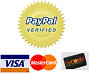 JDR Accepts Paypal, Visa, Mastercard and Discover Cards