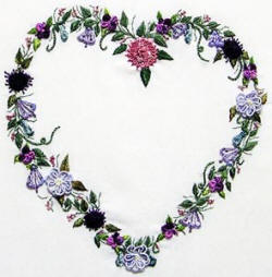 AG4147 Veronica Embroidery Pattern by Anna Grist found at jdr-be.com