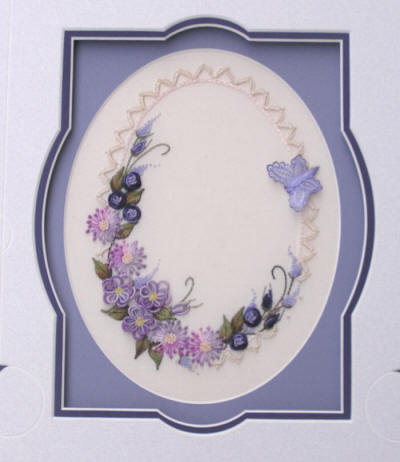 Lavender and Lace Brazillian Embroidery Pattern