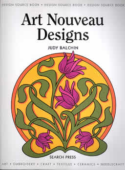 Art Nouveau Designs - line drawings for embroidery