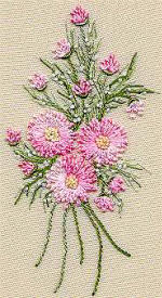 Gerone Daisy Bouquet Brazilian Embroidery pattern