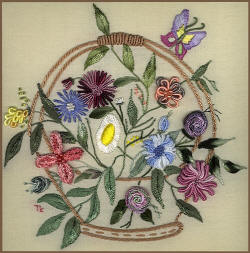 Garden Sunshine Brazilian Embroidery Design
