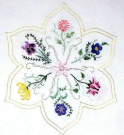 Brazilian Embroidery Design Lotus JDR144