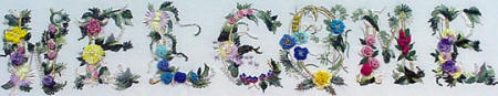 JDR 146 Welcome Sign Brazilian Embroidery Pattern