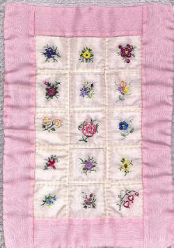 Brazilian Embroidery Design Summer Mini Quilt