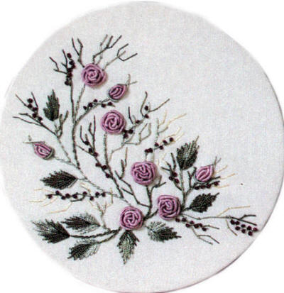 Brazilian Embroidery Design: Bossa Nova Rose
