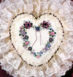 Brazilian Embroidery Design: Victorian Heart