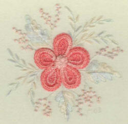 Brazilian Embroidery Design: Flower For My Grandma JDR 398
