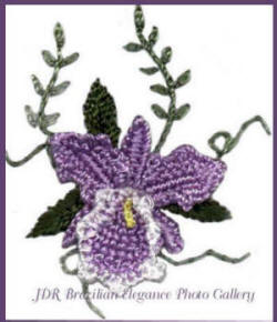 Orchid - Sunshine's Treasures #20 Brazilian Embroidery at JDR-BE.com