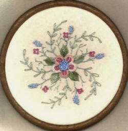 Charlene's Rose Round Brazilian Embroidery design