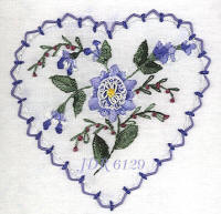 JDR 6129 Brittany’s Delphinium Hand embroidery Pattern