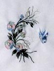  Gerone Daisy and Butterfly Brazilian Embroidery pattern